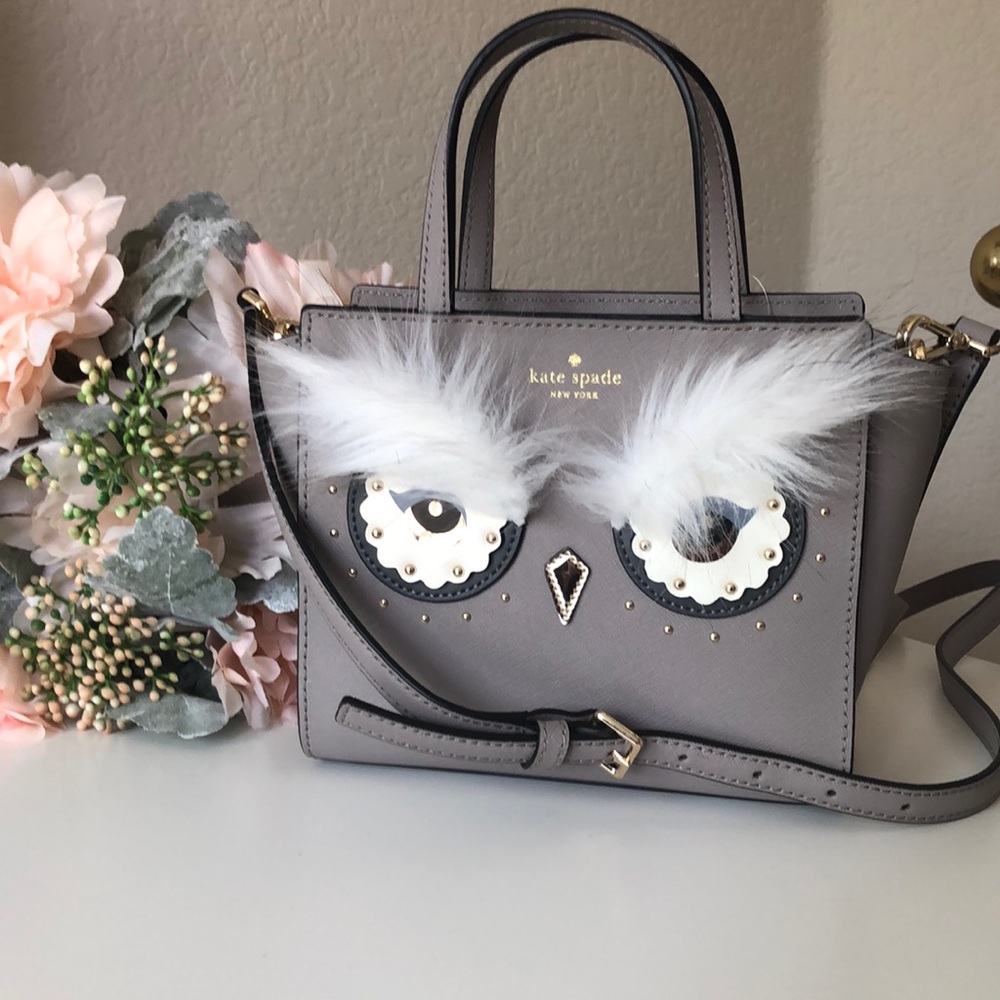 Kate spade owl mini hacker star bright Crossbody